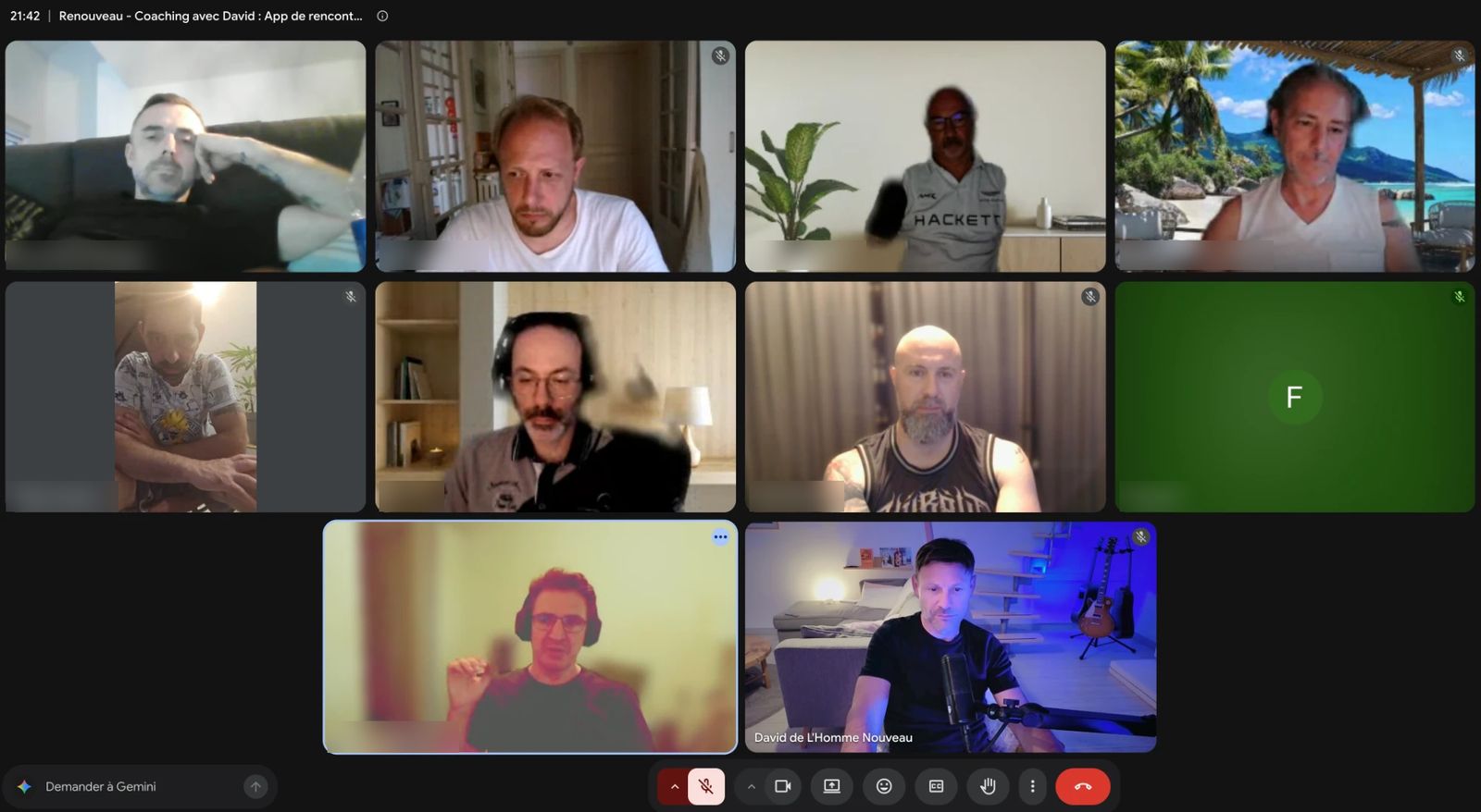 Un coaching de groupe Renouveau en visio